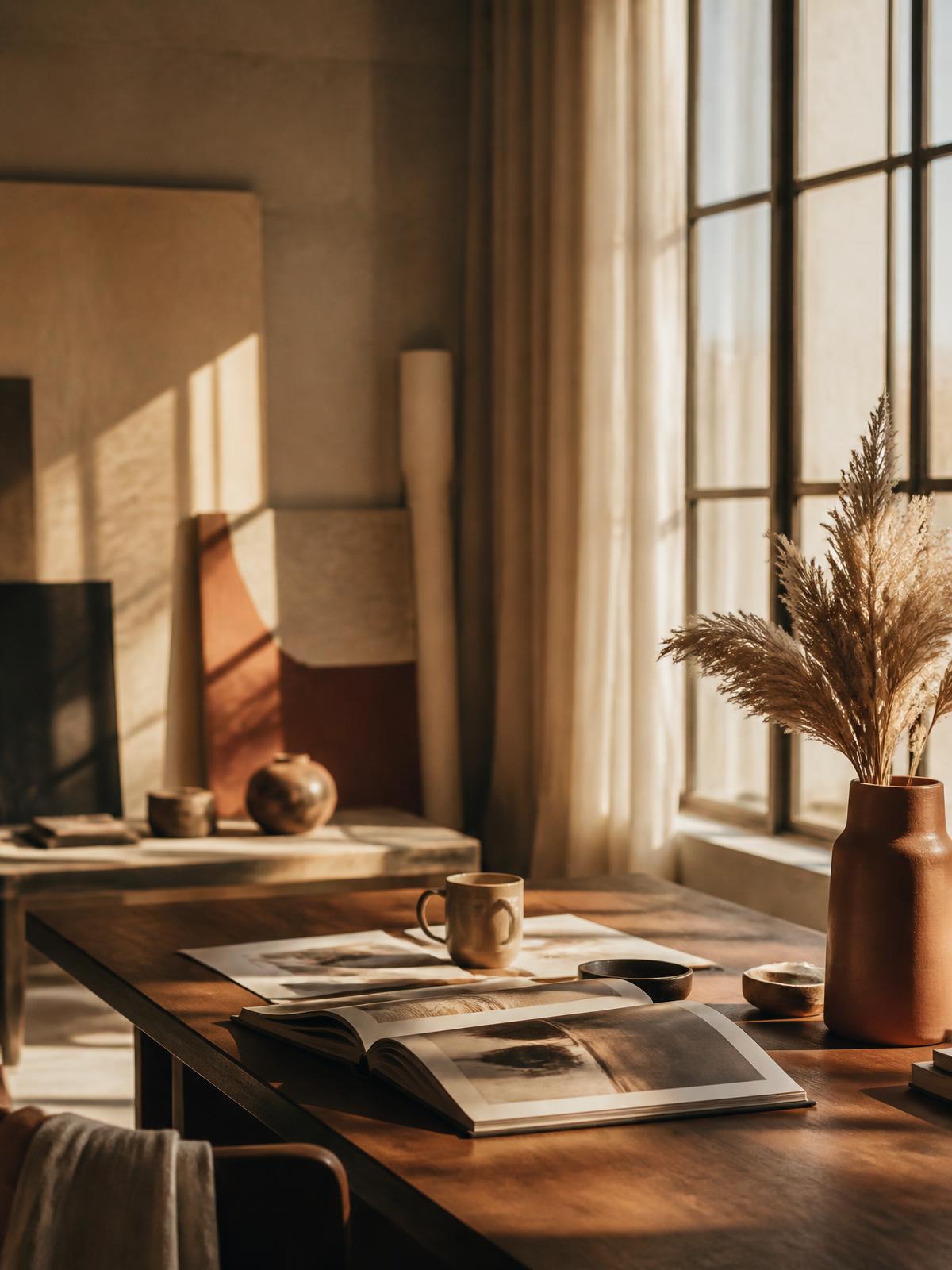 Harden Carter Studios — sunlit editorial studio interior